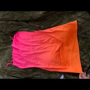 Berksha ombré Satin mini dress